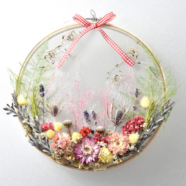 ドライフラワーアレンジ