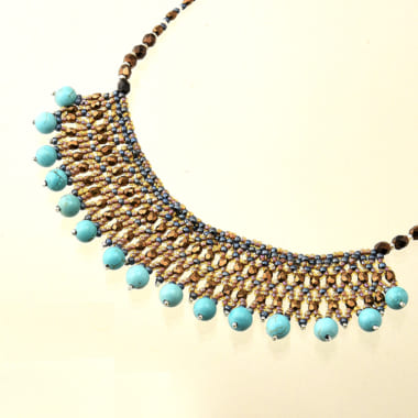 ビーズステッチ