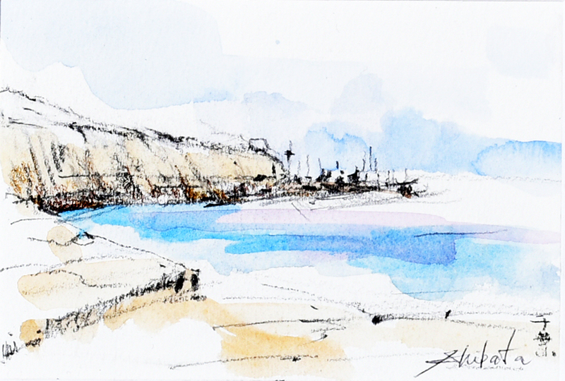 手紙絵・淡彩画