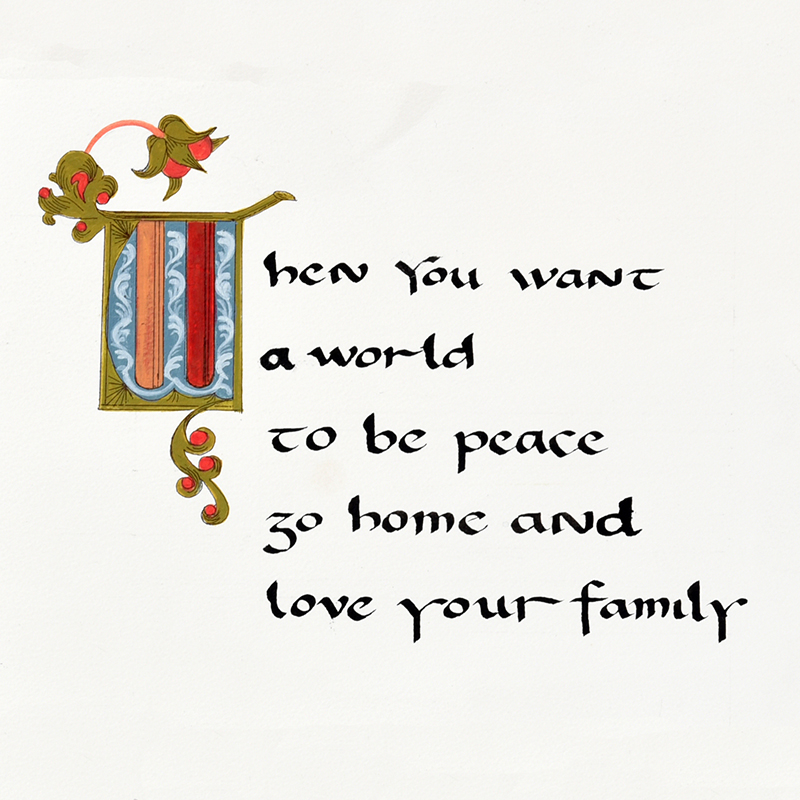 カリグラフィーアート