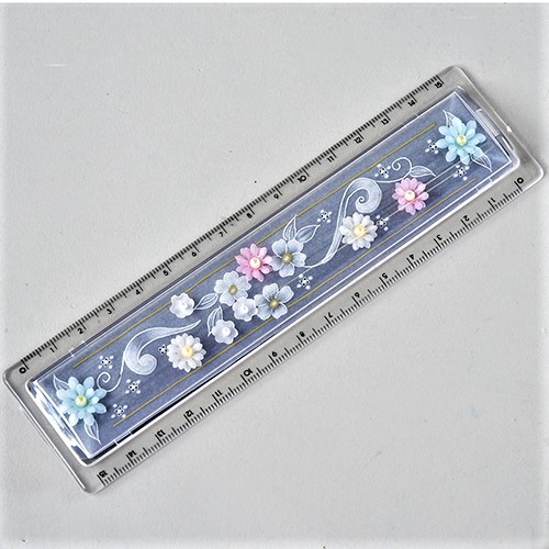 お花飾りの定規