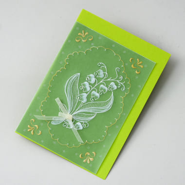 スズランのカード