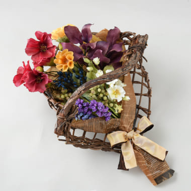 クレイフラワーアレンジ