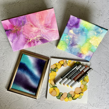 アルコールインクアート