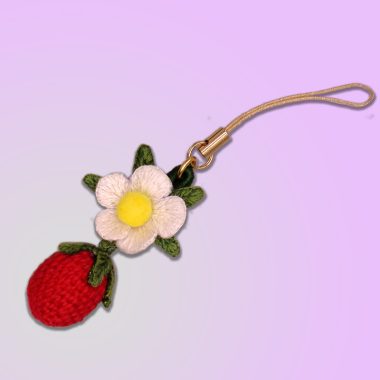いちごのストラップ