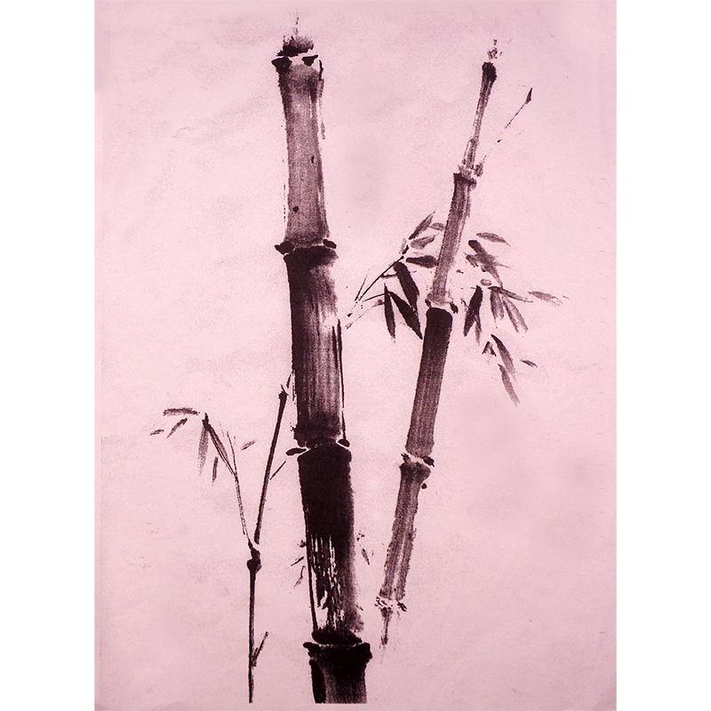 はじめての水墨画「竹」