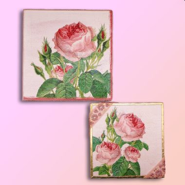 ペーパーナプキンで作るパネル