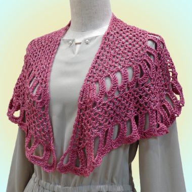 手あみ　ショール