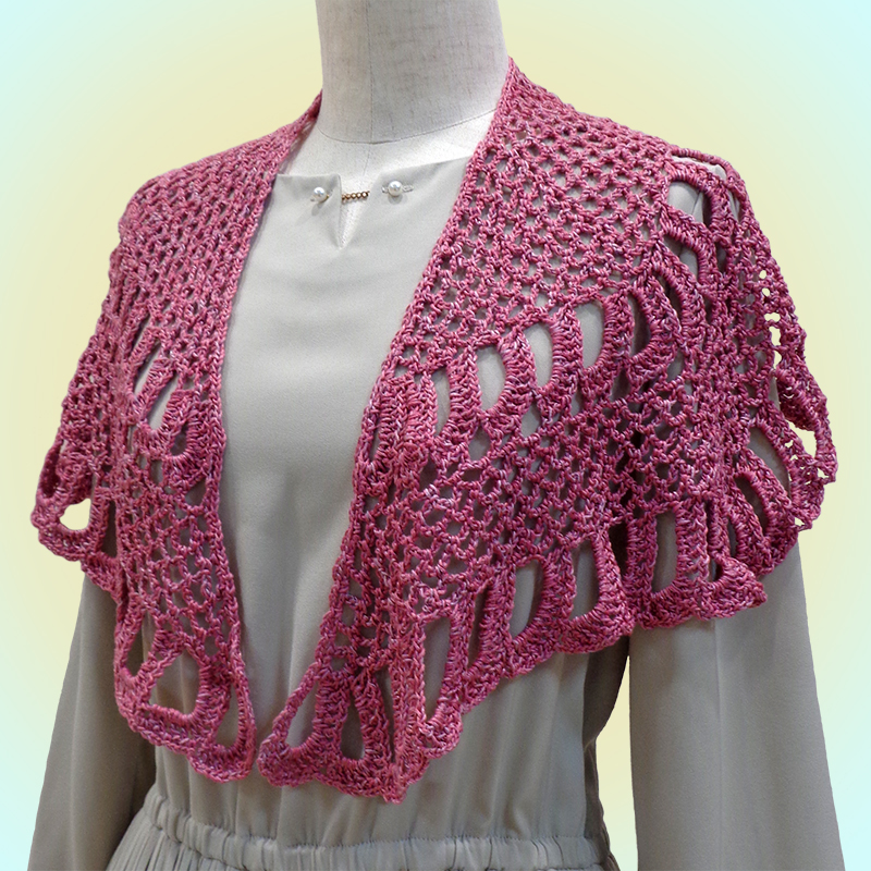 手あみ　ショール