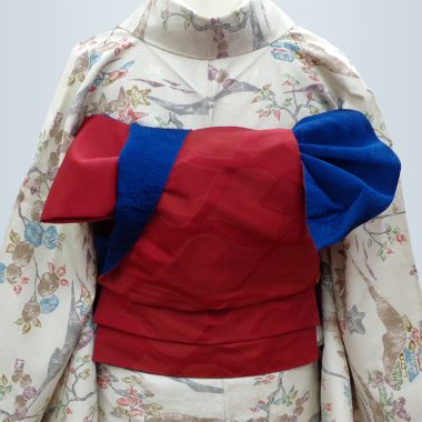 名古屋帯の変わり結び あけぼの