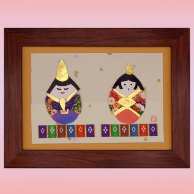 お雛様の貼り絵